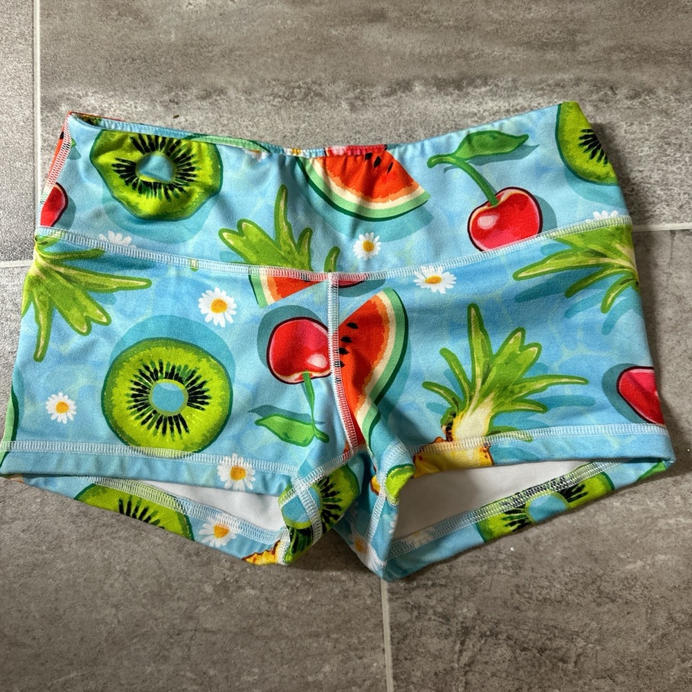 Fleo Colorful Fruit Print Shorts